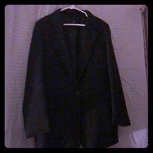 Black long blazer